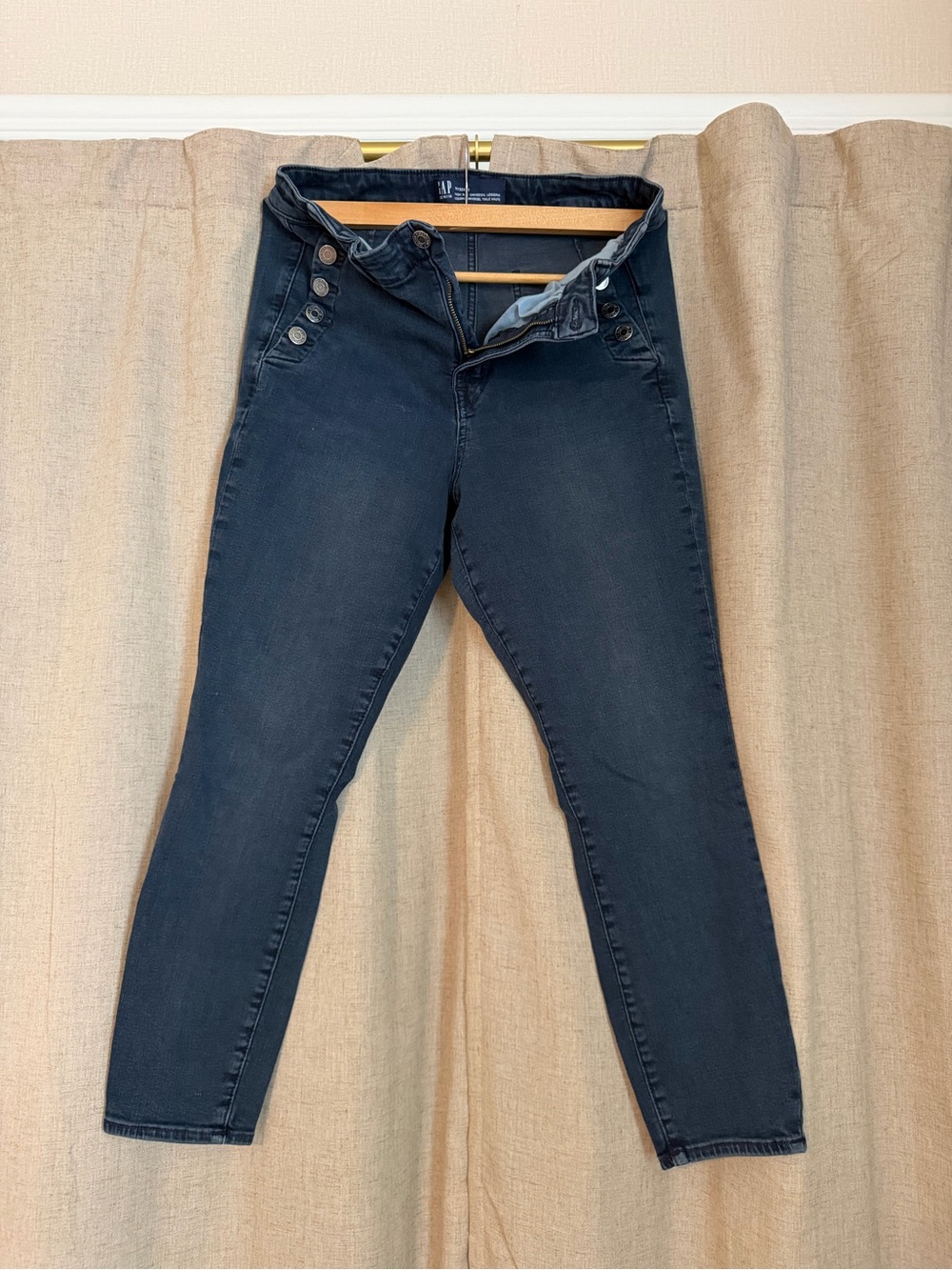 GAP Dark Wash High-Rise S/P Denim Jeggings